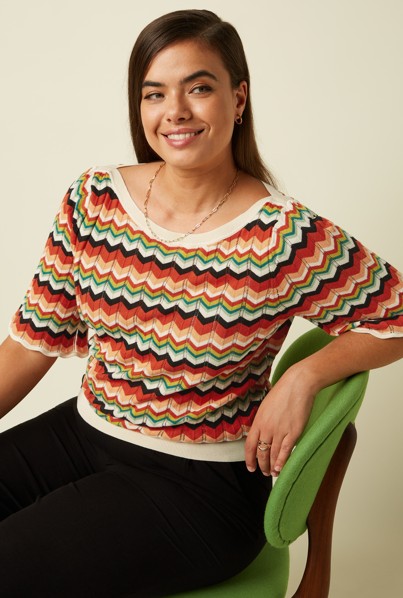 Ivy Top WideIvy Sleeves Le Roy Multi Color