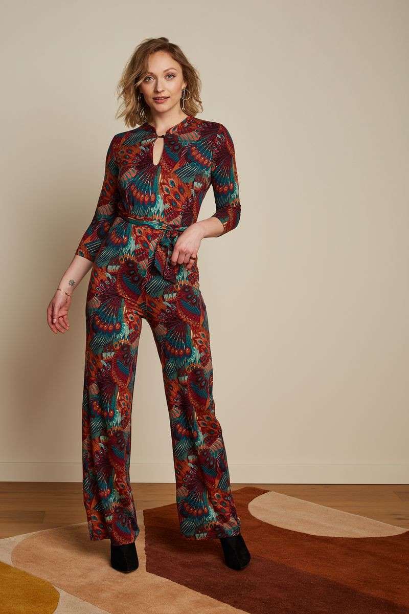 Chinese Jumpsuit Sashay Truffle red