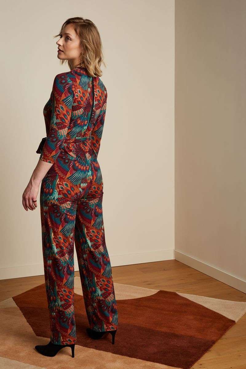 Chinese Jumpsuit Sashay Truffle red