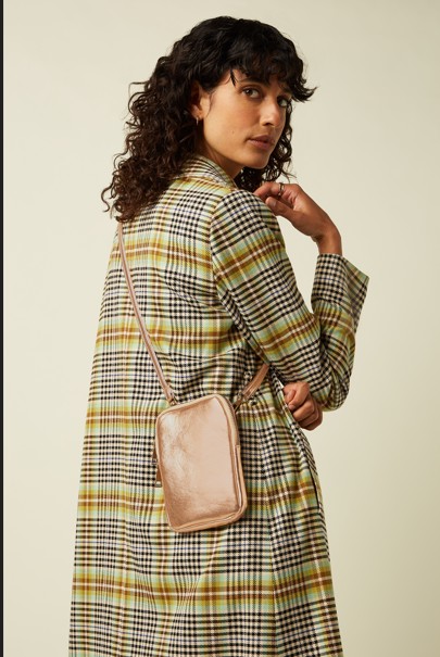 Sadie Bag Shine Champagne