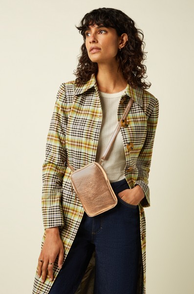 Sadie Bag Shine Champagne