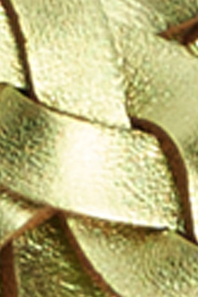 Glitter Braid Belt Green Envy