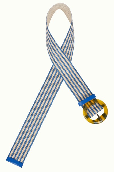 Striped Belt Mazarine