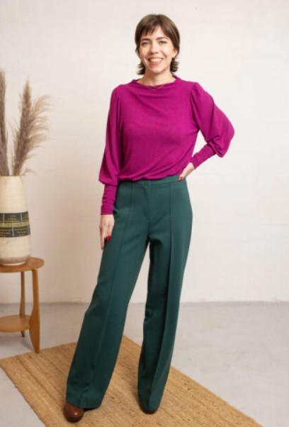 Taylor Pants Forest Green Punty Groen