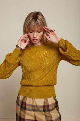 Erin Bell Top Borgo Koi Yellow