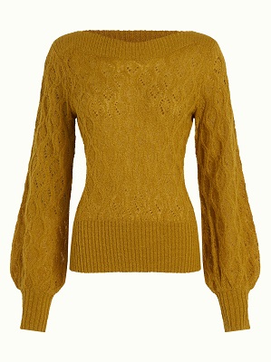 Erin Bell Top Borgo Koi Yellow