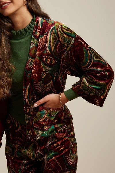 Noor Jacket St Pepper Plum Red