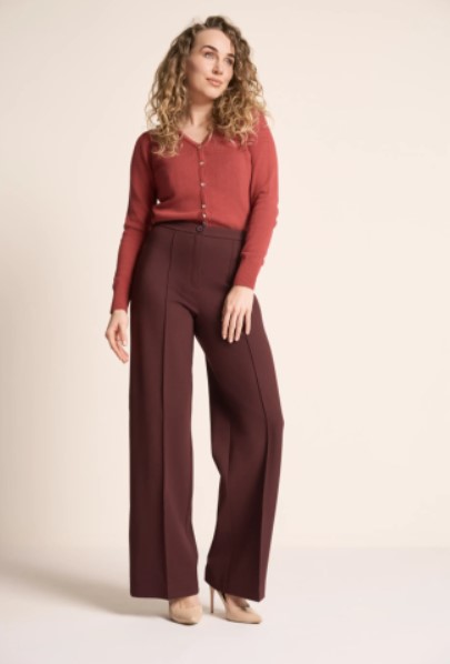 Taylor Pants Grape Punty Paars