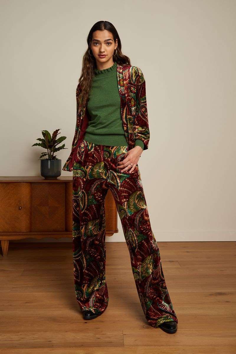 Fintan Pants St Pepper Plum Red
