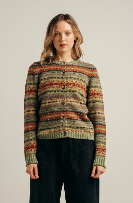 Kinross Cardigan Pistachio