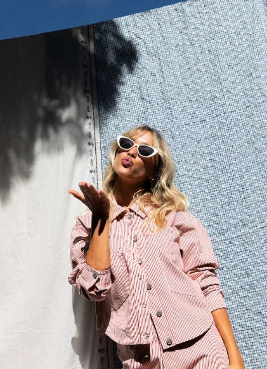 Jacket Valo Rayures Rouges