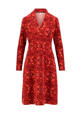 Velvet Jurk Glamour Aura Red Carpet Feeling 