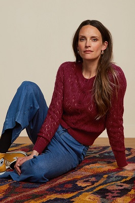 Cardi Puff Borgo Cabernet Red
