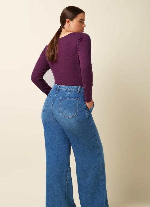 Lili Tee Uni Rib Caspia Purple