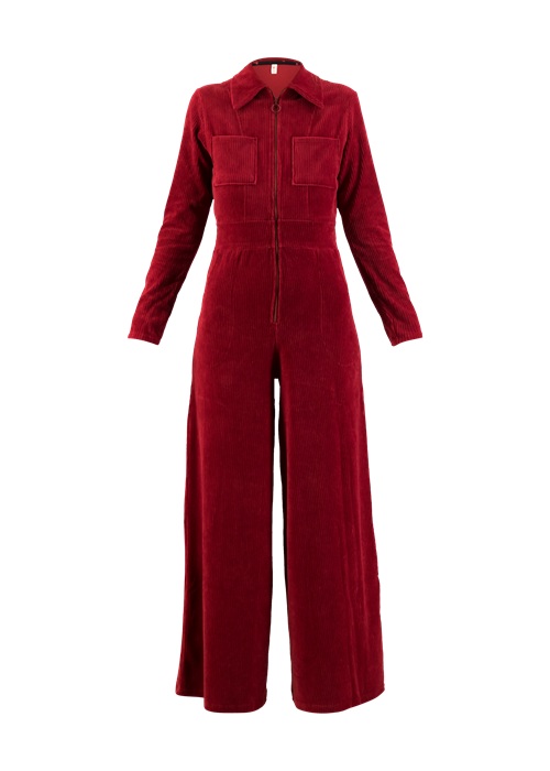 Jumpsuit Jolly Molly Fine Needle Red
