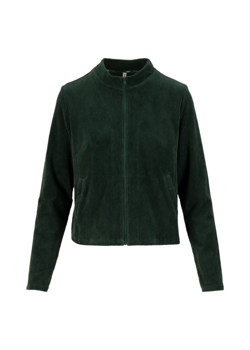 Rits Jacket Jolly Zip Up Fine Needle Green