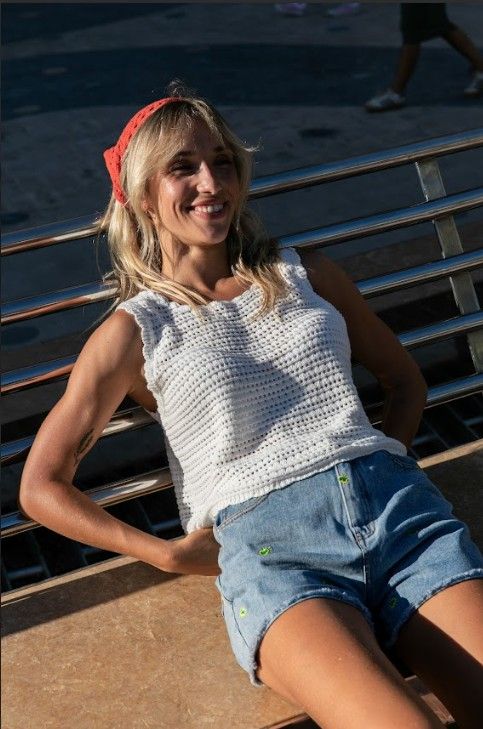 Montevideo Crocket Ecru