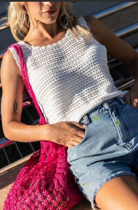 Montevideo Crocket Ecru