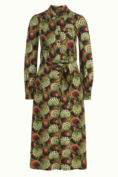 Lalia Dress The Fuzz Kale Green
