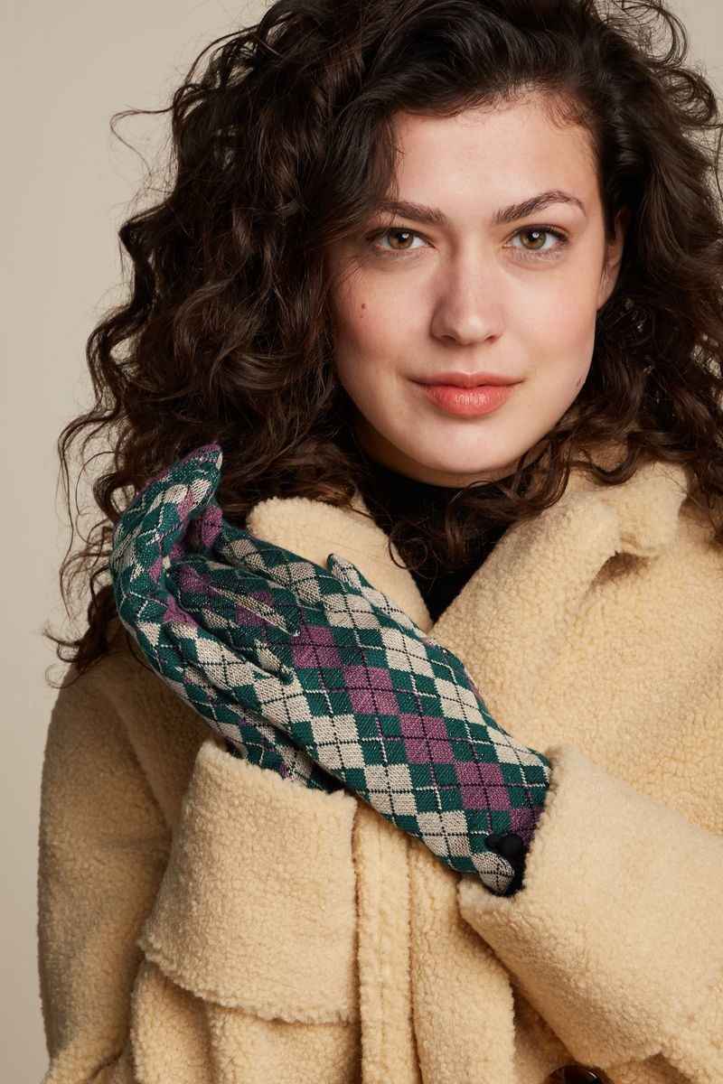 Glove Briolette  Pine Green