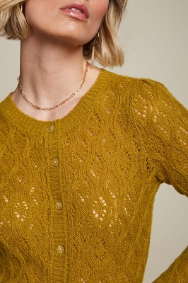 Cardi Puff Borgo Koi Yellow
