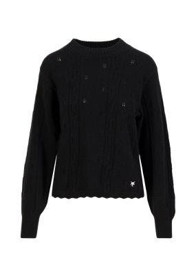Pullover Fine Craft Crew The Dark Side Black