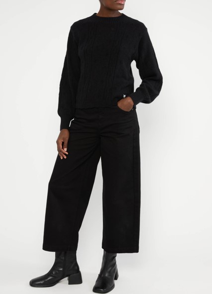 Pullover Fine Craft Crew The Dark Side Black