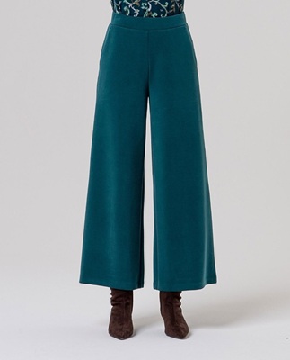 Wide Pants Bottle Green