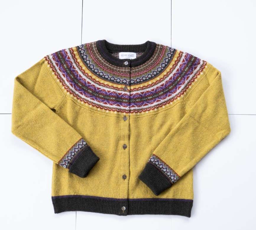 Alpine Short Cardigan Findhorn