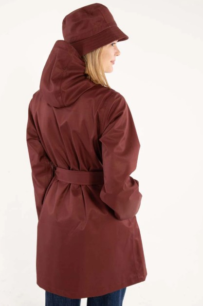 Danerainlover Raincoat Dark Brick
