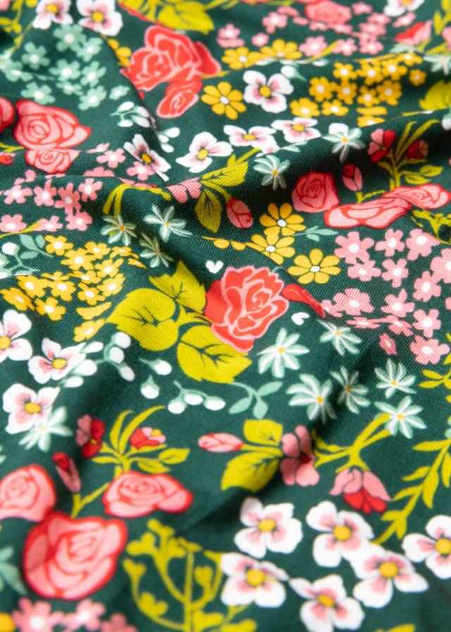 Veranda Tles Peacock Flowers Midi Kleid