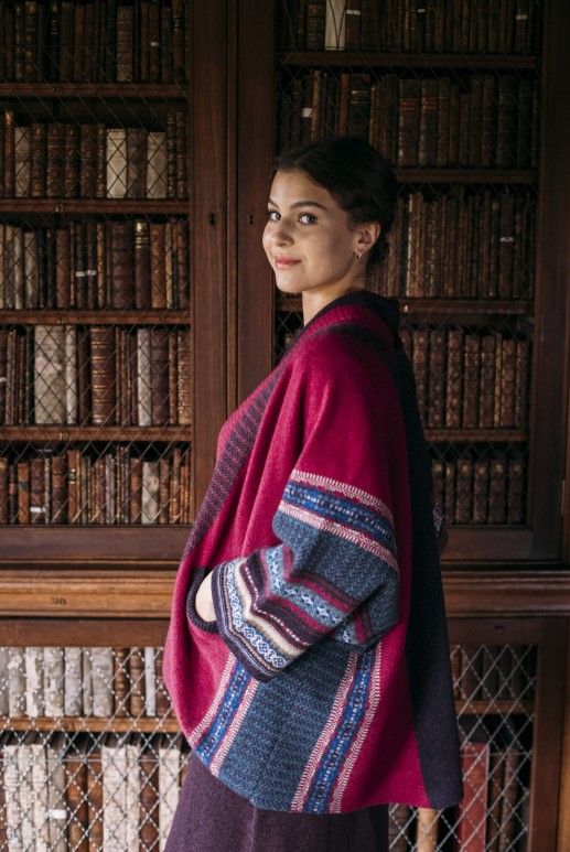 Montrose Blanket Coat Bramble