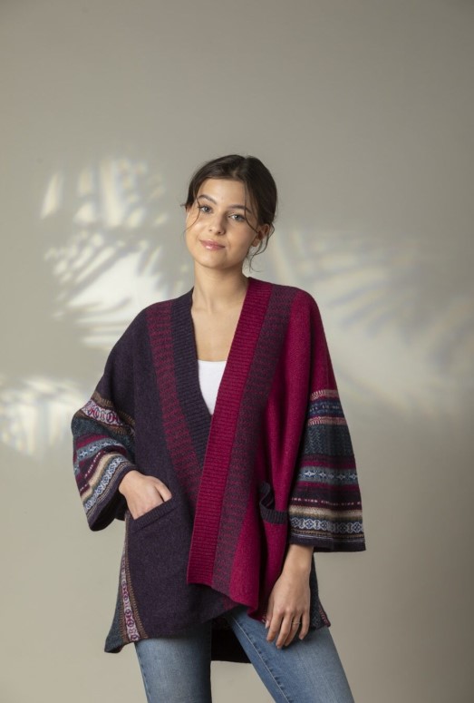 Montrose Blanket Coat Bramble