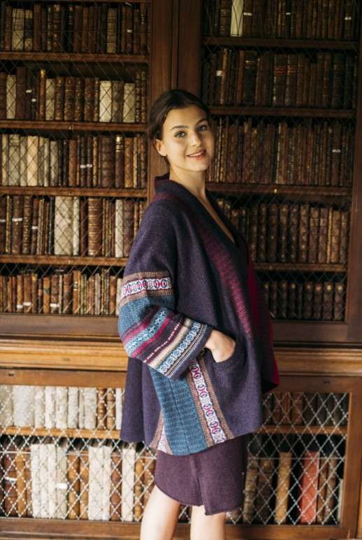 Montrose Blanket Coat Bramble