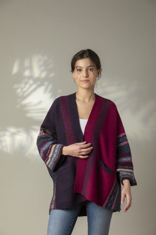 Montrose Blanket Coat Bramble