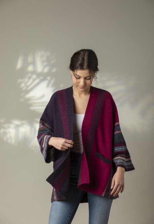 Montrose Blanket Coat Bramble