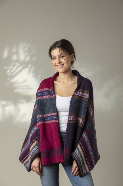 Montrose Blanket Coat Bramble