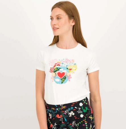 More Planet Less Plastic Pure Soul White Shirt