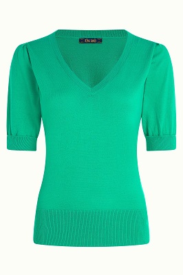 Agnes V Puff Top Cottonclub Delphinium Green