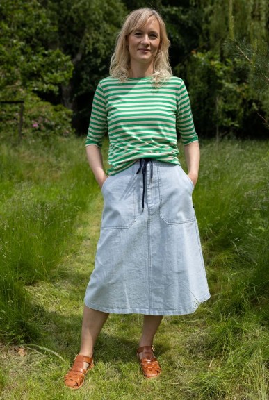 Daneprim denim Skirt Light Blue