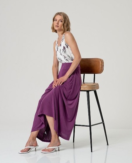 Maxi Skirt Purple