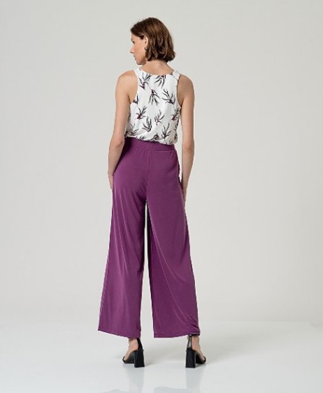 Wide Leg Pants Purple