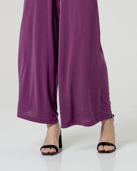 Wide Leg Pants Purple