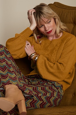 Raglan Top Atlantis Golden Brown
