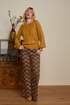 Raglan Top Atlantis Golden Brown