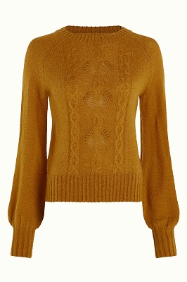 Raglan Top Atlantis Golden Brown