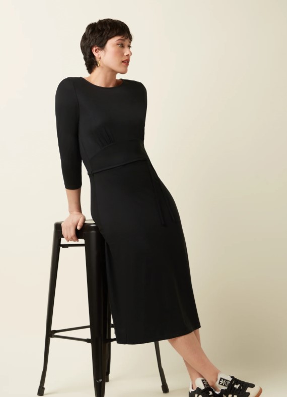Peggy Dress Viscose Classic Black