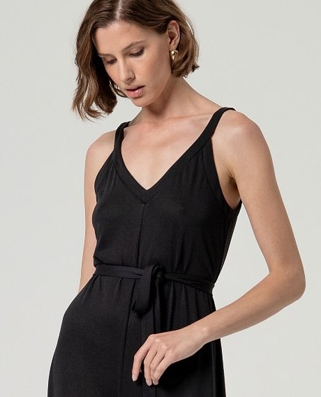 Strap Jumpsuit Black