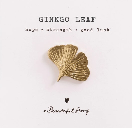 Brooch Ginkgo Leaf