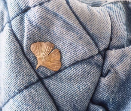 Brooch Ginkgo Leaf